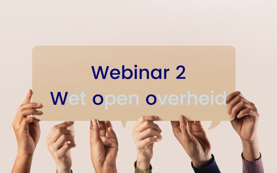 Terugkijken: webinar 2 de Woo onder de loep